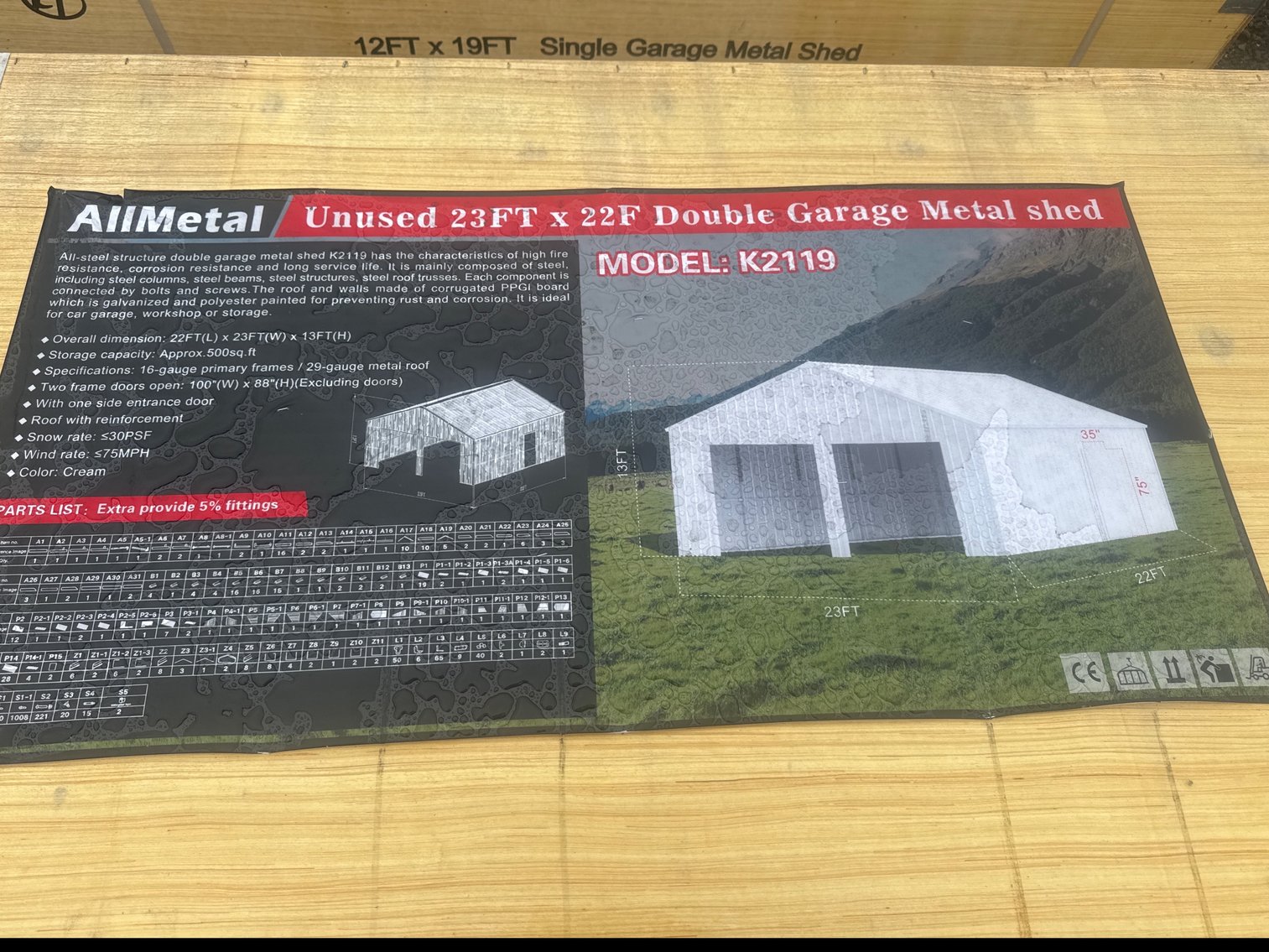Image for NEW Metal Garages, Metal Driveway Gates and Fencing Online Auction - Bechtelsville, PA