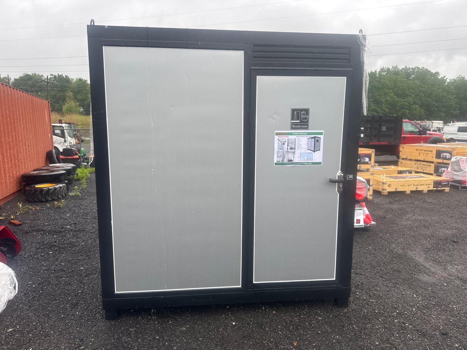 Image for NEW Metal Garages, Metal Driveway Gates and Fencing Online Auction - Bechtelsville, PA