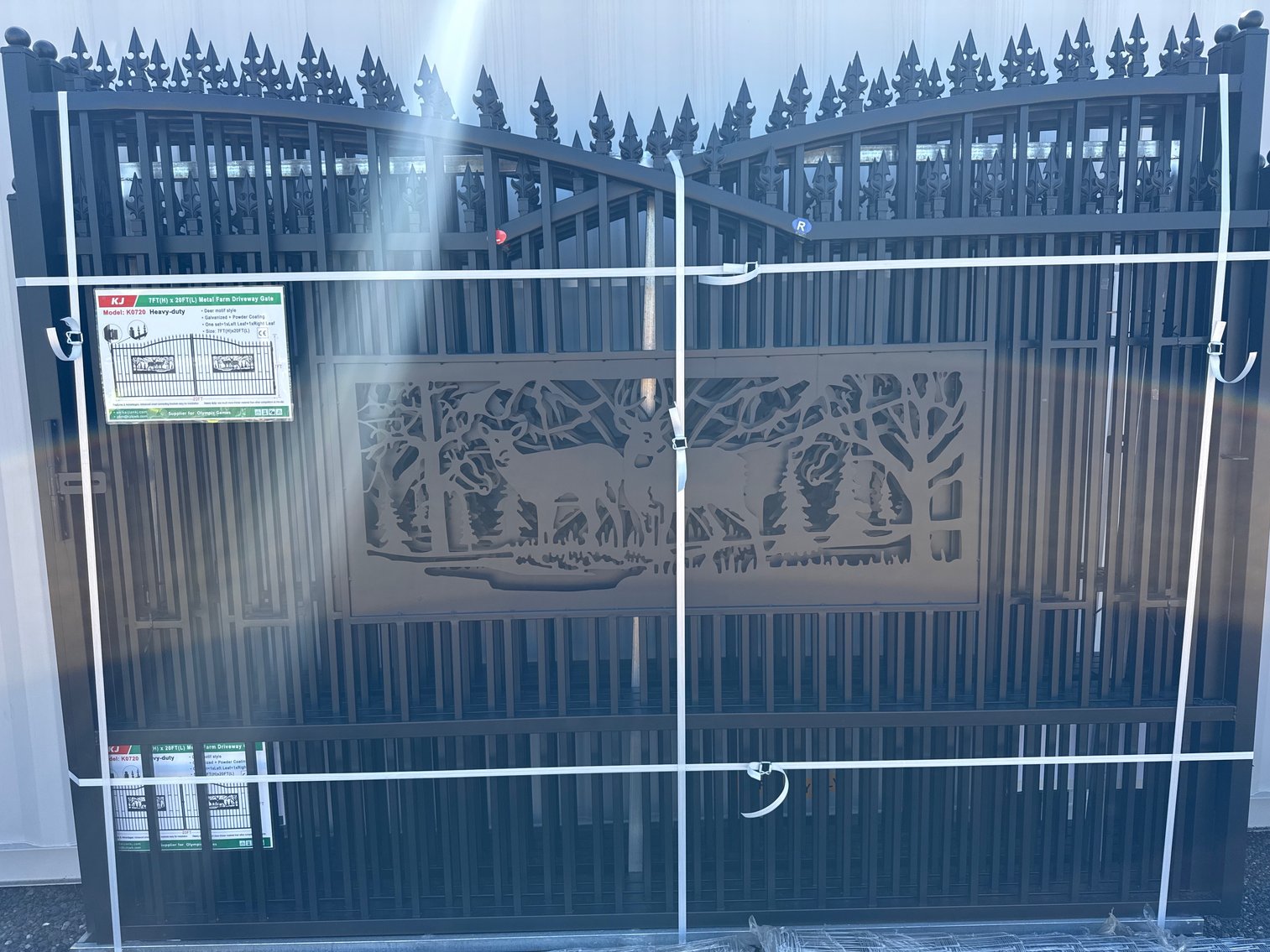 Image for NEW Metal Garages, Metal Driveway Gates and Fencing Online Auction - Bechtelsville, PA