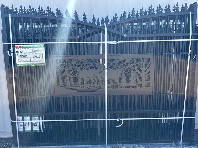 Image for NEW Metal Garages, Metal Driveway Gates and Fencing Online Auction - Bechtelsville, PA