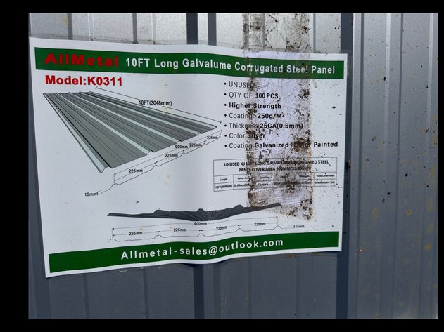 Image for NEW Metal Garages, Metal Driveway Gates and Fencing Online Auction - Bechtelsville, PA