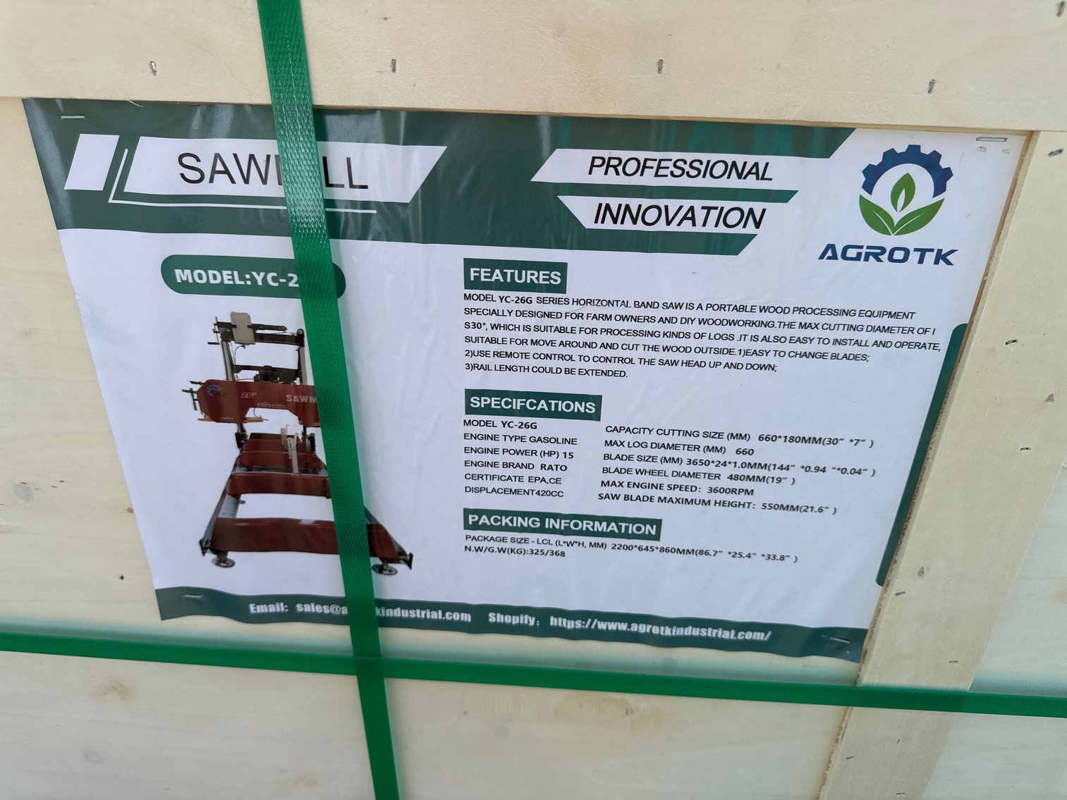 Image for NEW Mini Excavators, Sawmills, Loaders & Sea Container Auction - Bechtelsville, PA