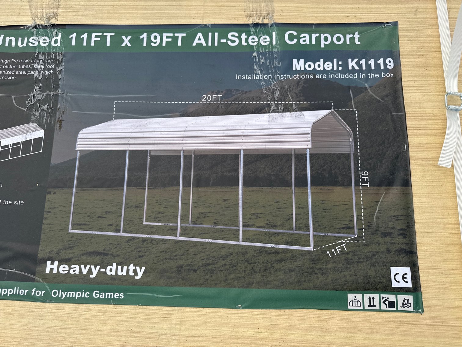 Image for NEW Metal Garages, Metal Driveway Gates and Fencing Online Auction - Bechtelsville, PA