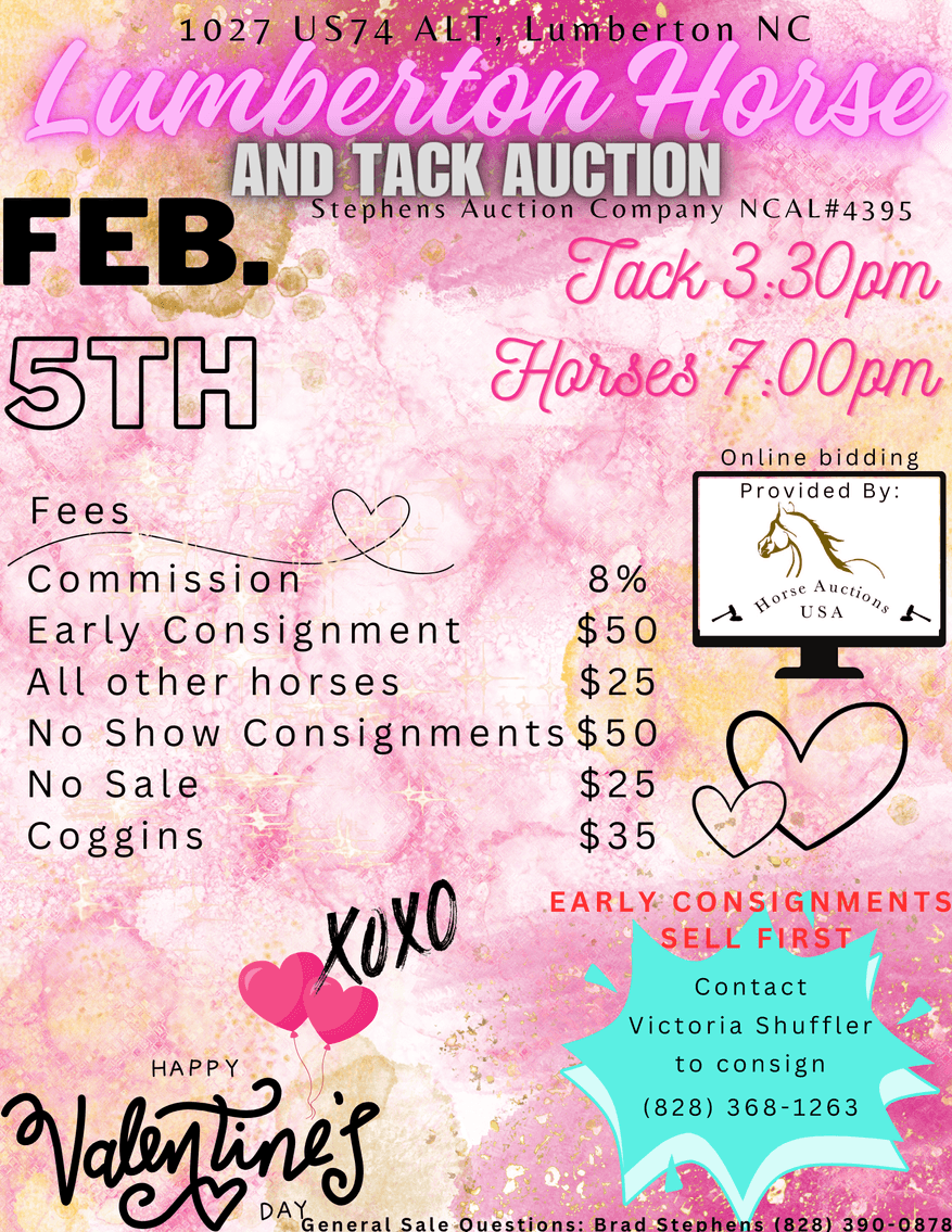 Image for Lumberton Horse and Tack Auction February 2024
