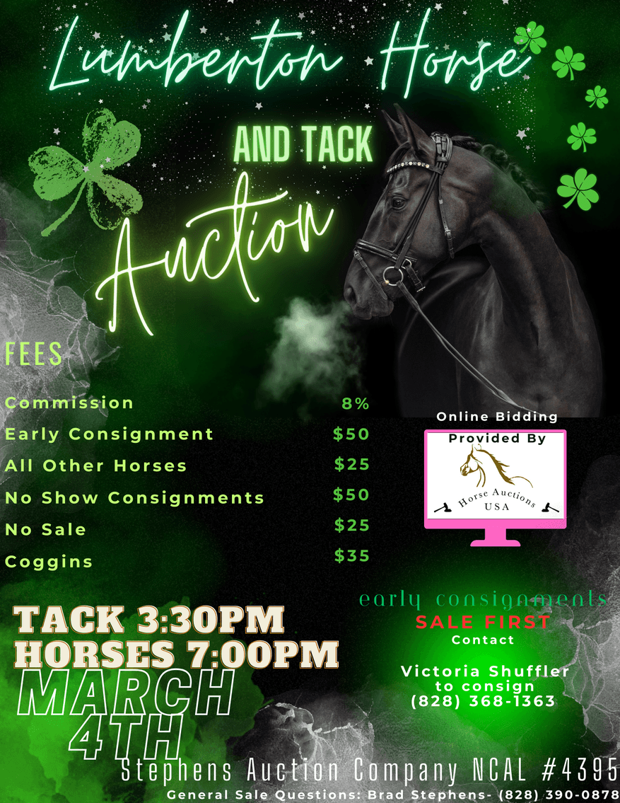 Image for Lumberton Horse and Tack Auction March 2024