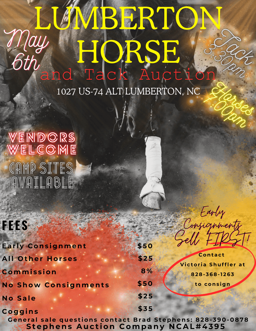 Image for Lumberton Horse and Tack Auction May 2024