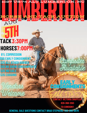 Image for Lumberton Horse and Tack Auction August 2024