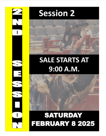 Image for 2025 Simon Bucking Stock Sale - El Reno, Oklahoma - DAY TWO - SATURDAY, FEBRUARY 8TH