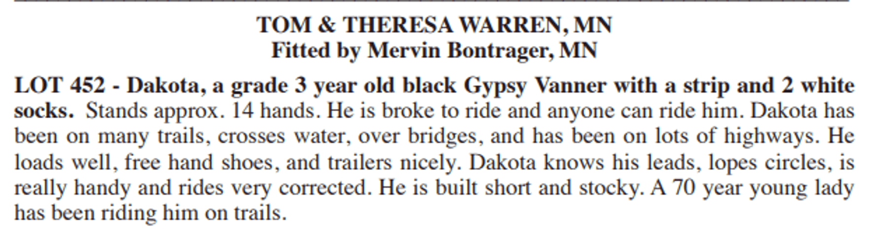 Image for Waverly Horse Sale - Horses Day Two FRIDAY, MARCH 28TH - Waverly, Iowa