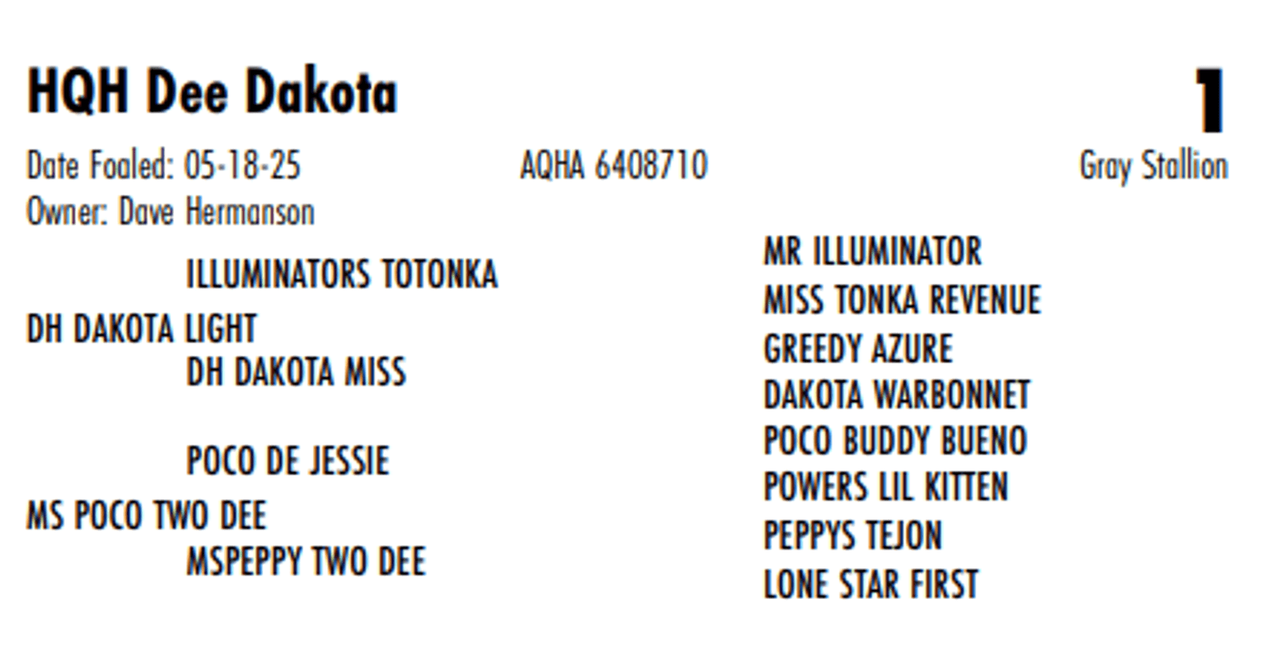 Image for Hermanson-Kist Fall All Breed Horse Sale - Mandan, North Dakota - September 18, 19, 20 - DAY ONE