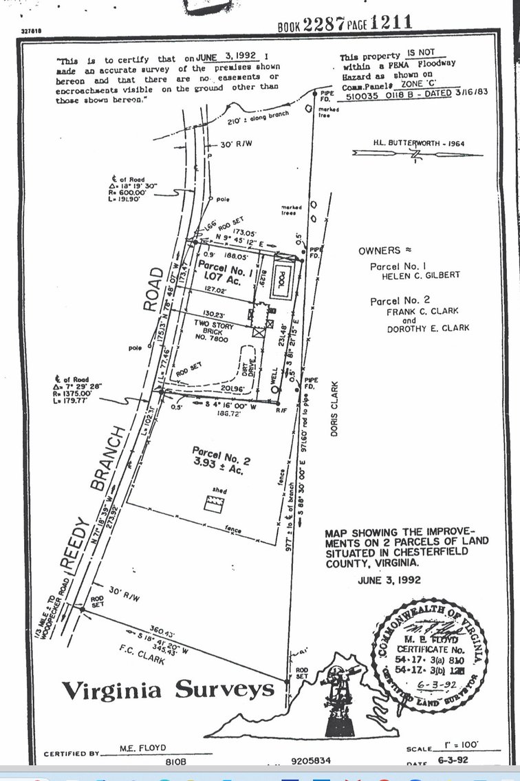 Image for Chesterfield Home & Land Auction Opportunity – 7800 Reedy Branch Rd 1.06-Acre Lot and Adjoining 3.93± Acres