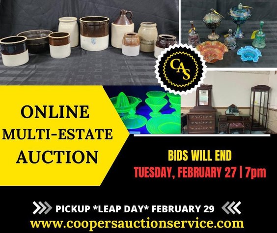 Image for ONLINE  MULTI-Estate Auction