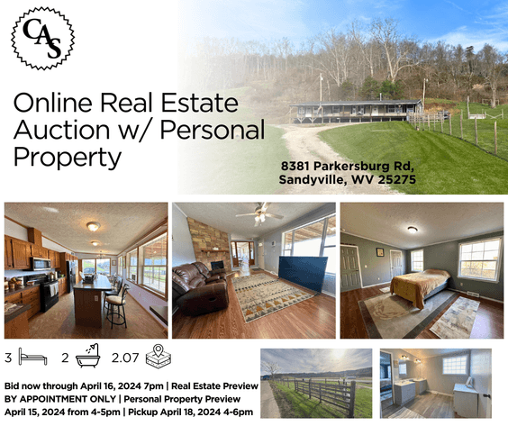 Image for ONLINE REAL ESTATE AUCTION W/ PERSONAL PROPERTY