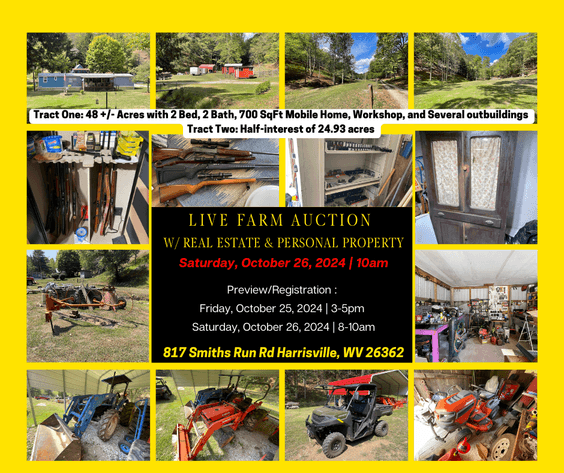 Image for LIVE FARM AUCTION w/ Real Estate & Personal Property