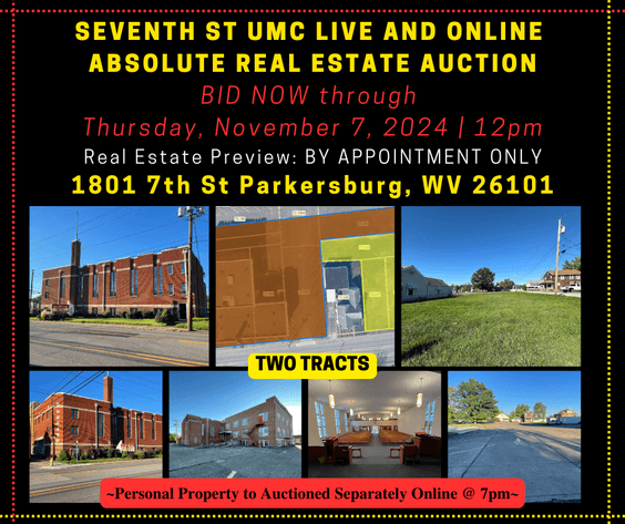 Image for SEVENTH ST UMC LIVE AND ONLINE ABSOLUTE REAL ESTATE AUCTION
