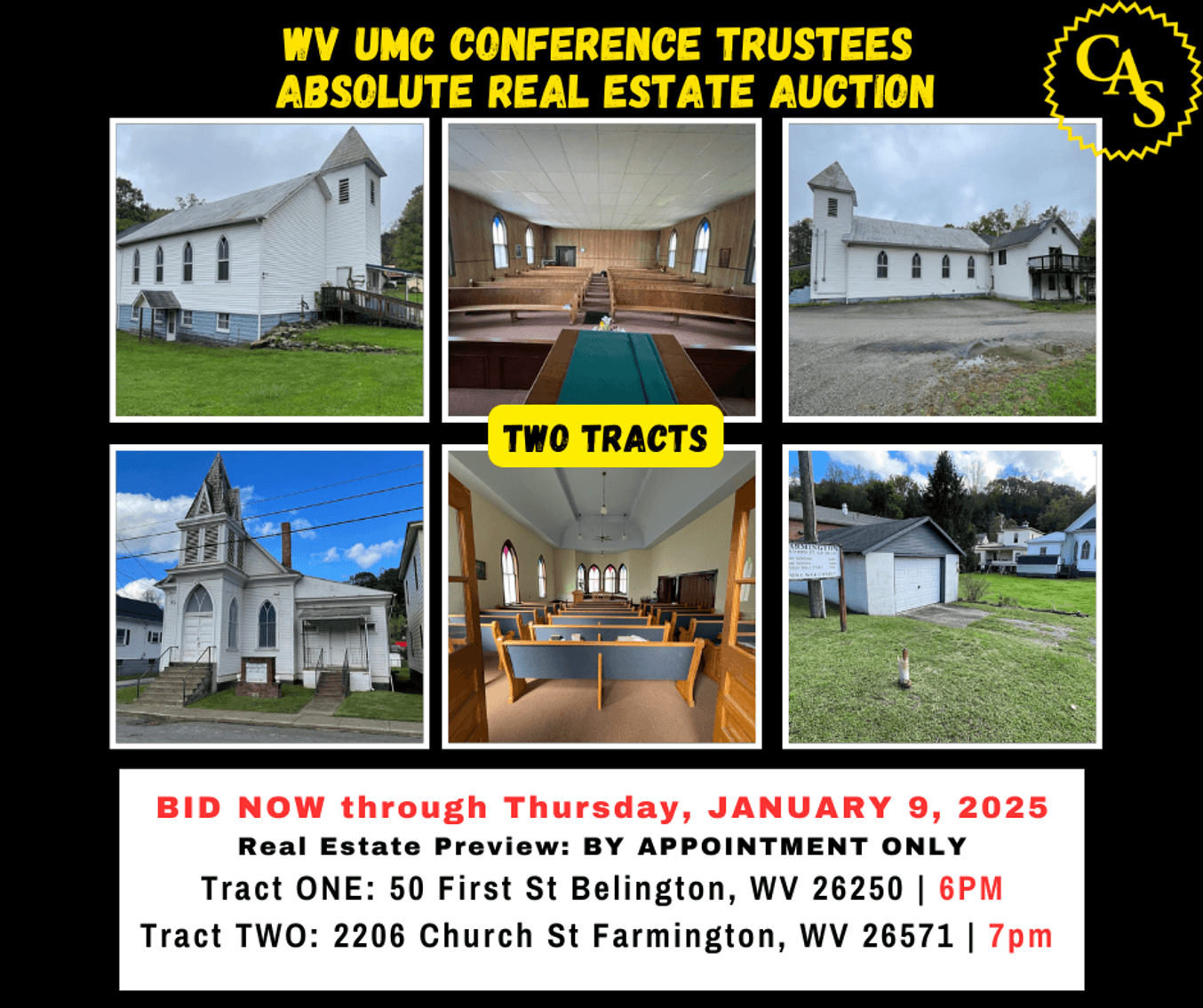 Image for WV UMC ABSOLUTE REAL ESTATE AUCTION