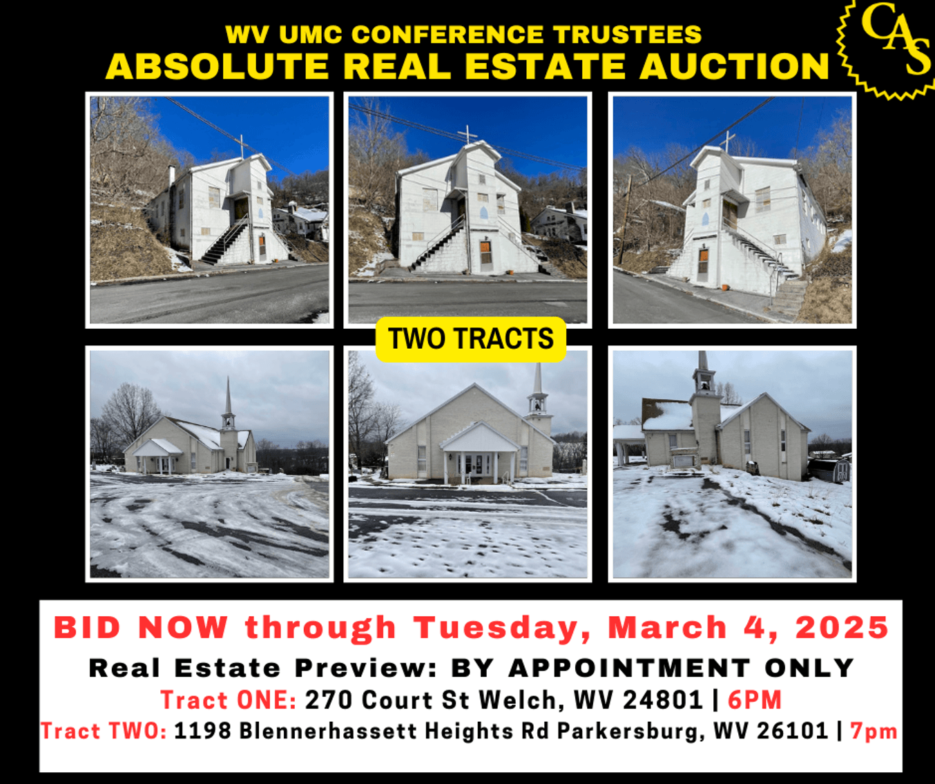 Image for WV UMC ABSOLUTE REAL ESTATE AUCTION 2