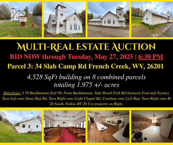Image for Multi-Real Estate Auction ONLINE