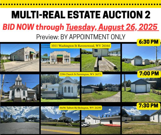 Image for MULTI- (ABSOLUTE) REAL ESTATE AUCTION ONLINE 2
