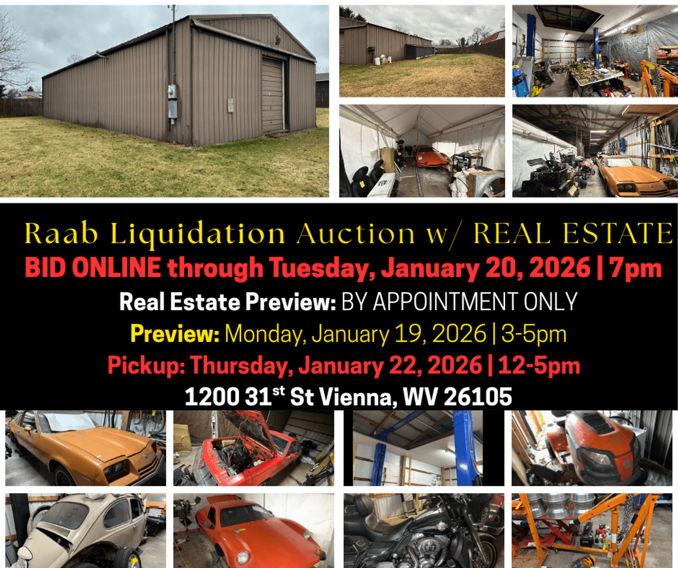 Image for Raab Liquidation w/ Real Estate