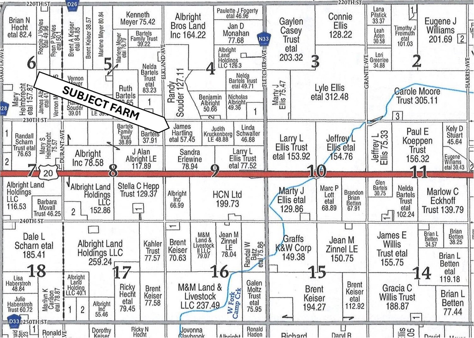 Image for Calhoun County Farmland Auction!