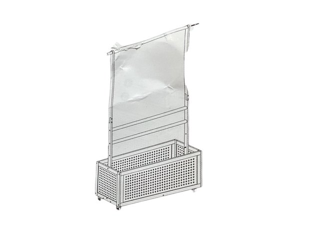 Image for Planter Box w/ Trellis