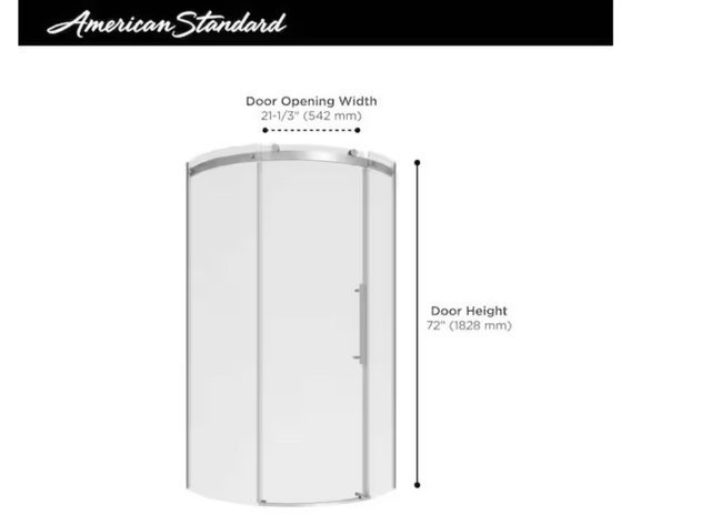 Image for Corner Shower Door