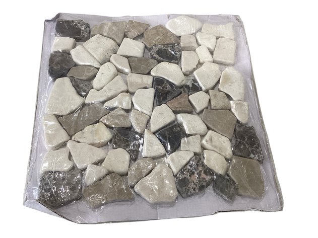 Image for Mix Marble Pebble Backsplash