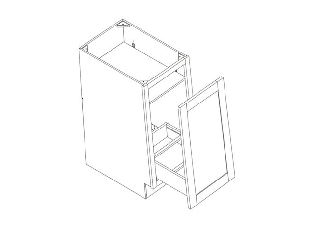 Image for Double Trash Pullout Cabinet