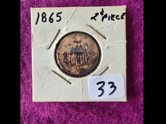 Image for 1865 , 2 cent piece