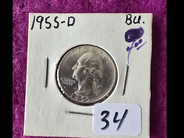 Image for 1955 D, quarter
