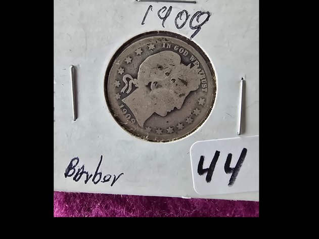 Image for 1909 quarter Barber dollar