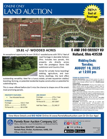 Image for 0 and 290 Crissey Road, Holland, Ohio 43528
