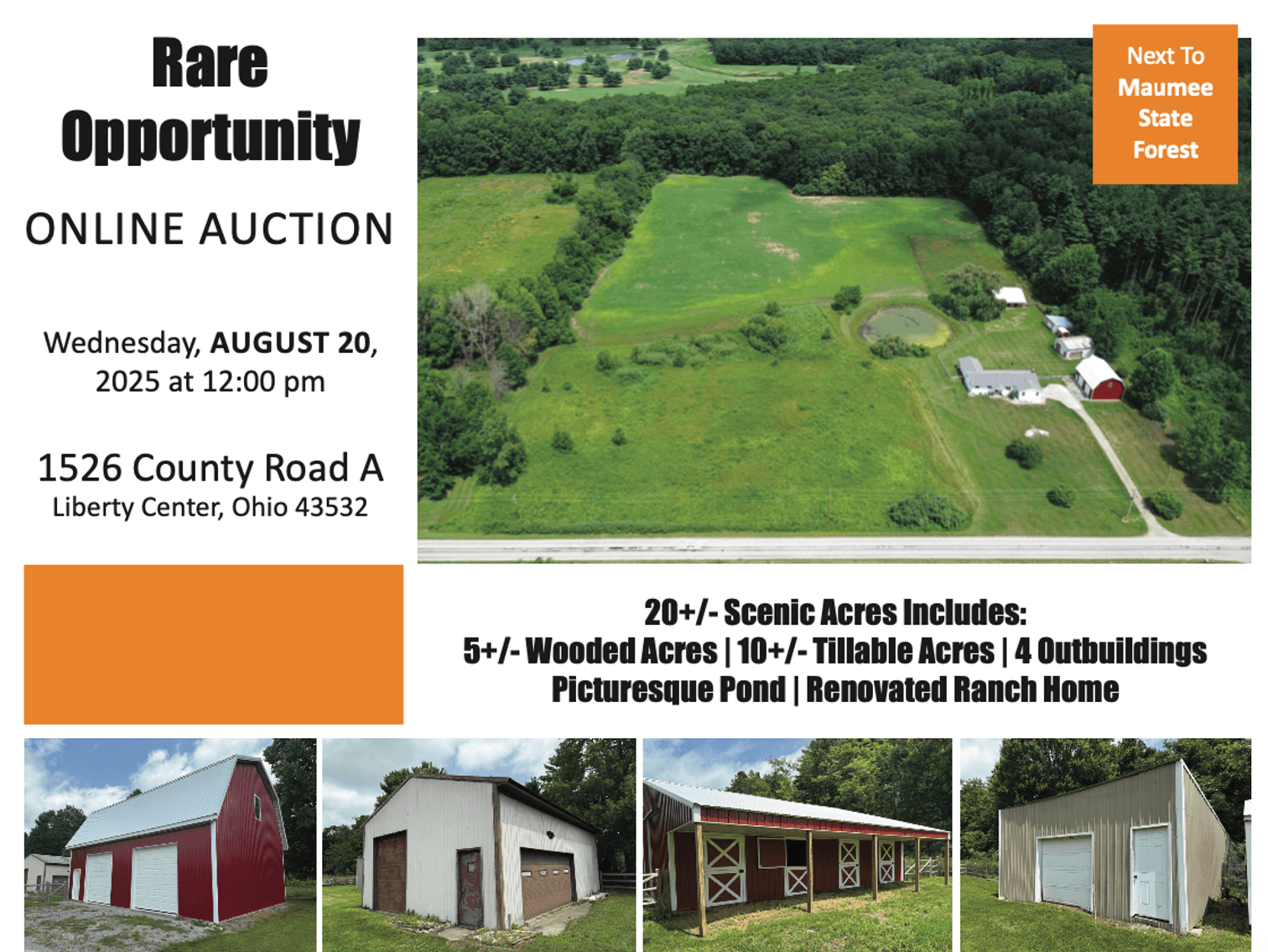 Image for 1526 County Road A, Liberty Center, OH 43532