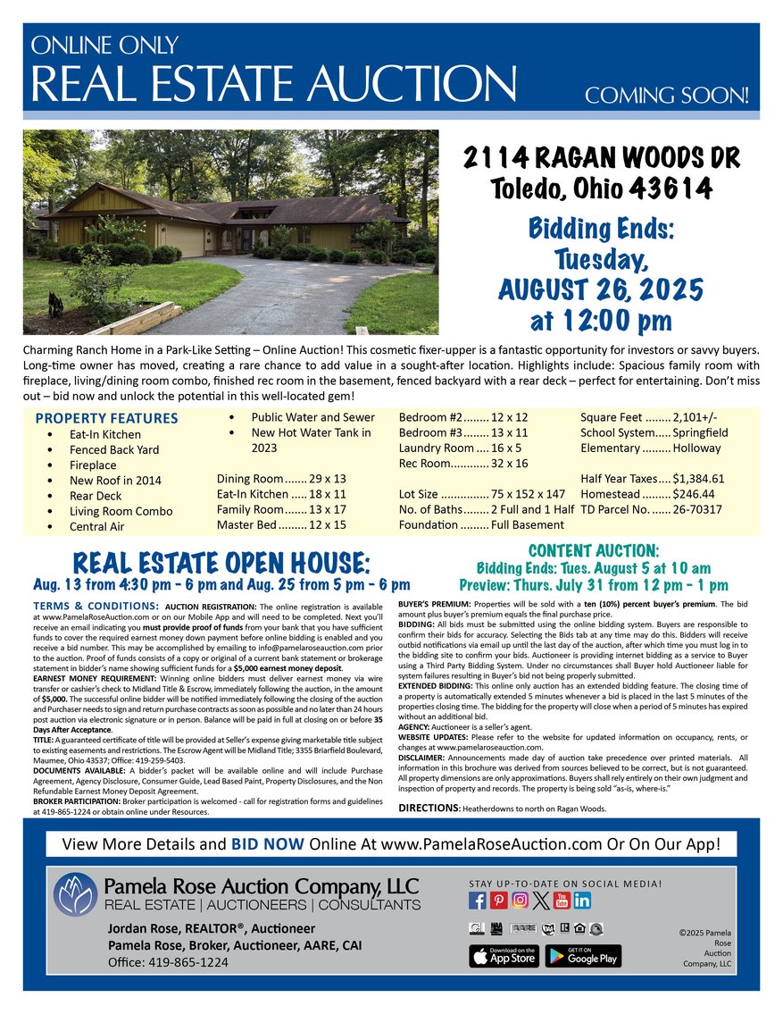 Image for 2114 Ragan Woods Drive, Toledo, Ohio 43614