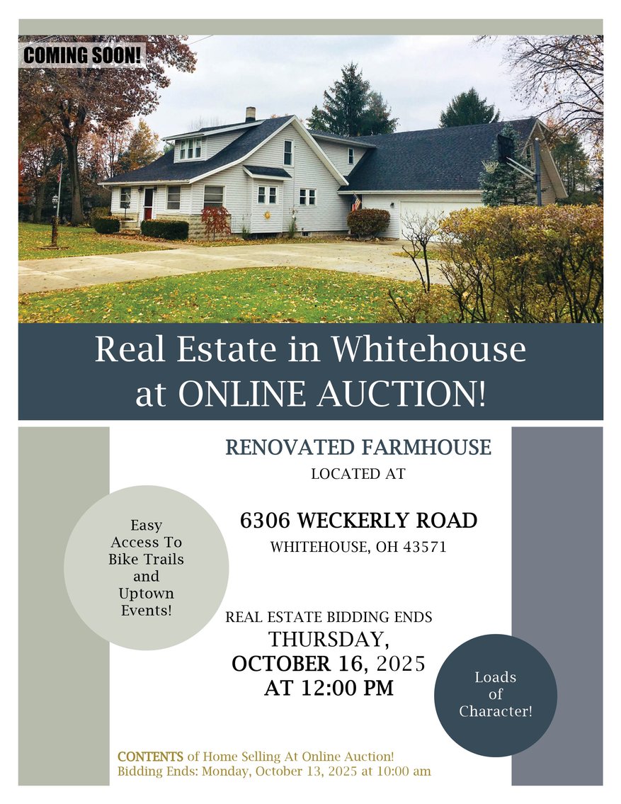 Image for 6306 Weckerly Road, Whitehouse, Ohio 43571