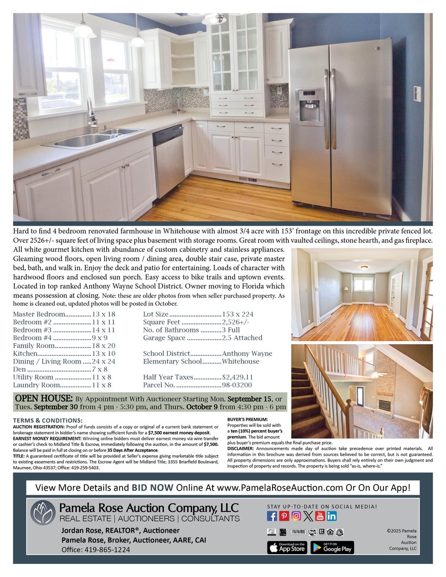 Image for 6306 Weckerly Road, Whitehouse, Ohio 43571