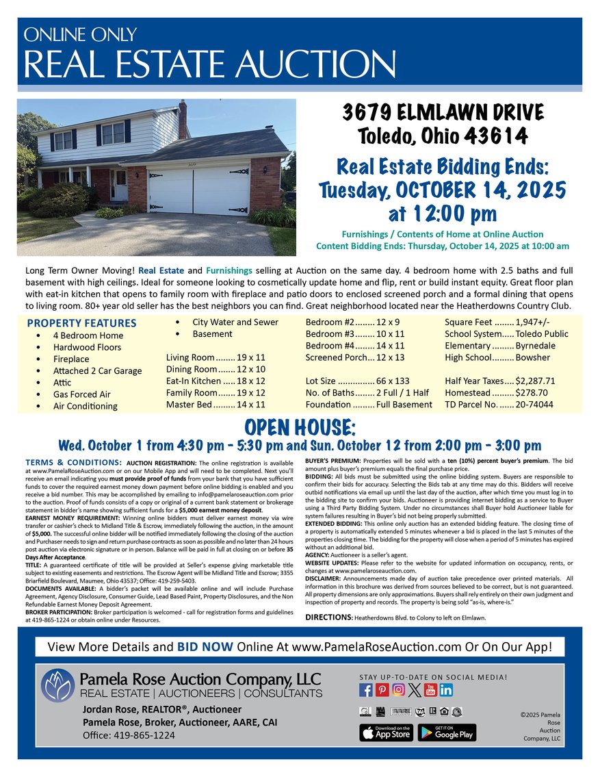 Image for 3679 Elmlawn Drive, Toledo, Ohio 43614