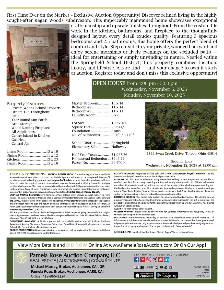 Image for 5844 Swan Creek Drive, Toledo, Ohio 43614