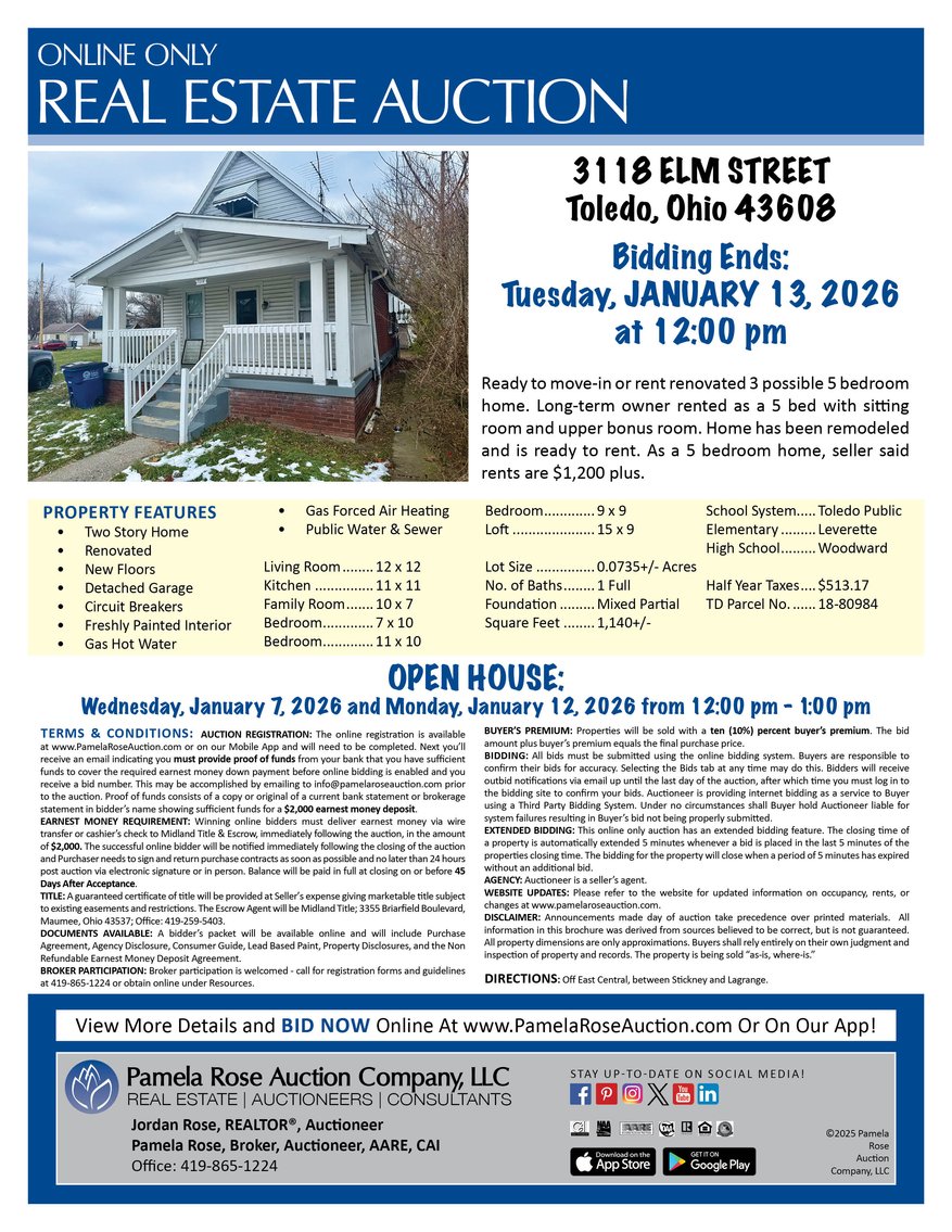 Image for 3118 Elm Street, Toledo, Ohio 43608