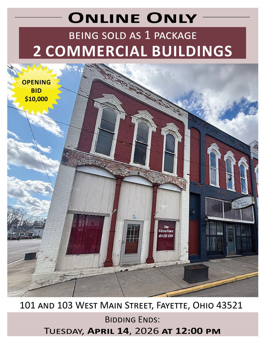 Image for 101 and 103 West Main Street, Fayette, Ohio 43521