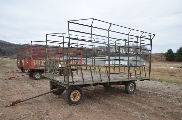 Image for Green Hay Wagon, 9x16