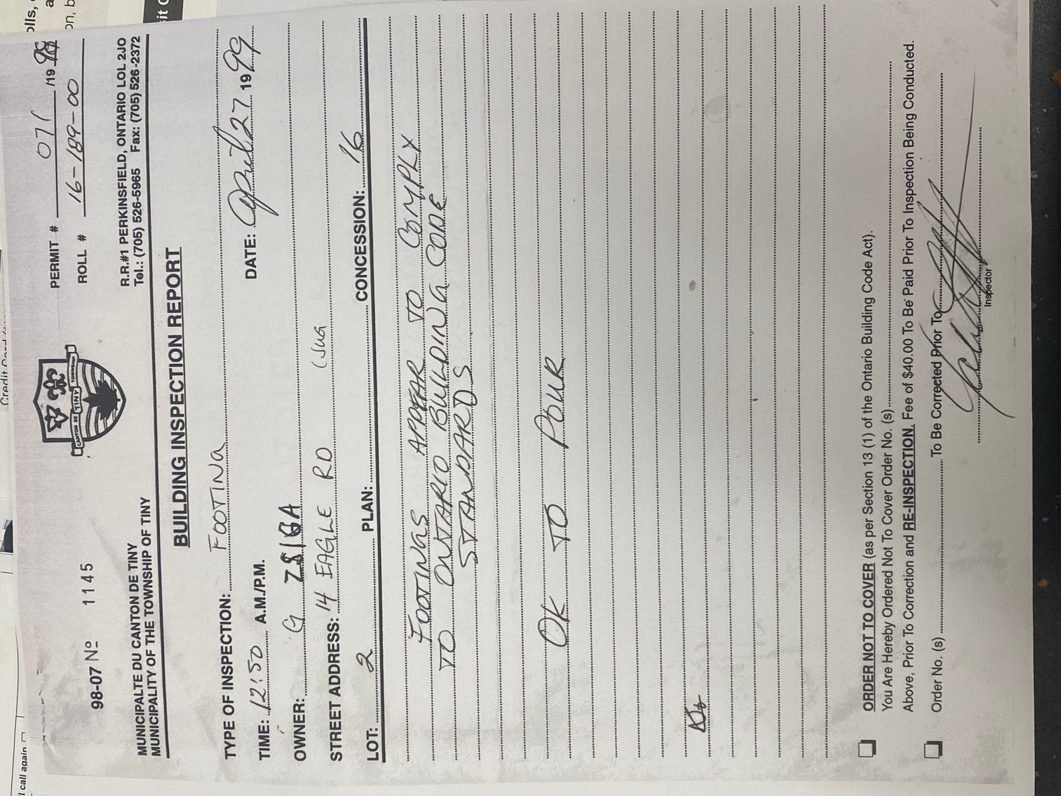 Image for Real Estate Auction for Mr. Jeno Zsiga - Township of Tiny