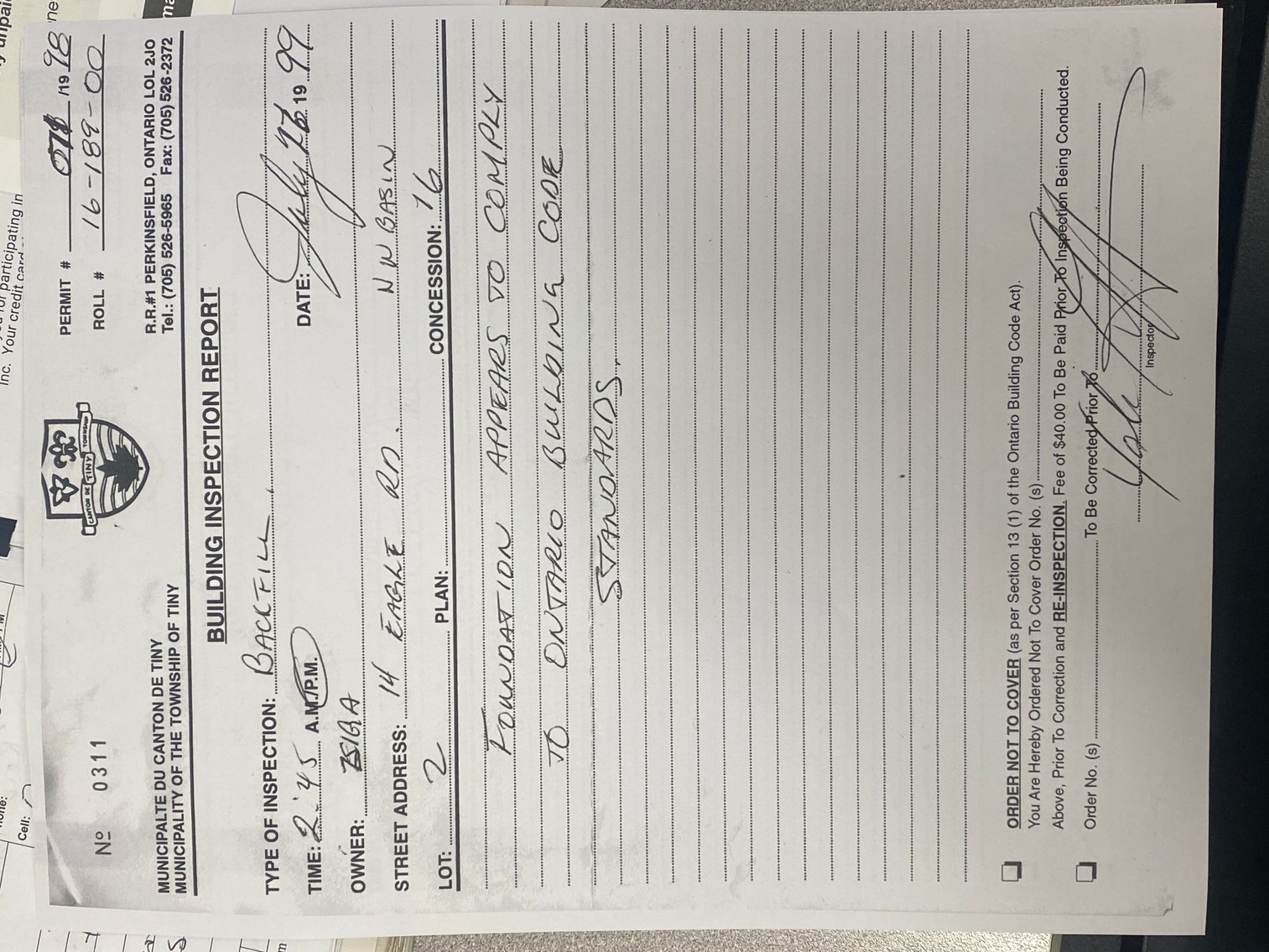 Image for Real Estate Auction for Mr. Jeno Zsiga - Township of Tiny