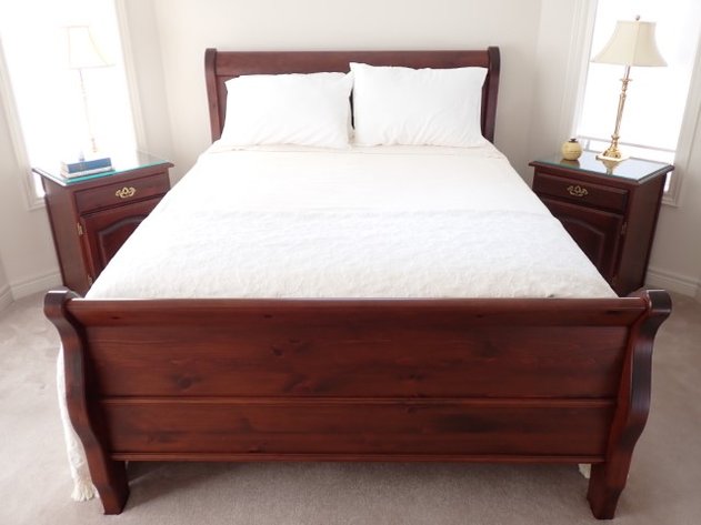 Image for Solid Wood Sleigh Bed
