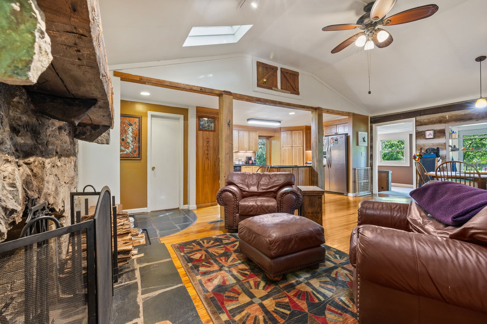 Image for Caney Fork Creek - 22 acres of Amazing Nature + Comfortable Old Log Cabin + Guest House + Shop