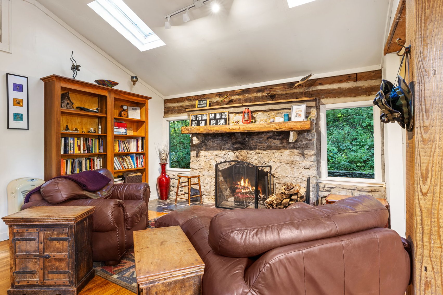 Image for Caney Fork Creek - 22 acres of Amazing Nature + Comfortable Old Log Cabin + Guest House + Shop