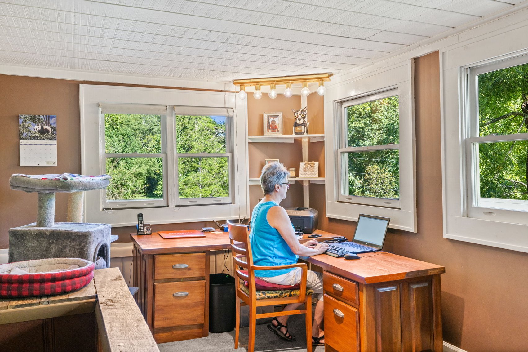 Image for Caney Fork Creek - 22 acres of Amazing Nature + Comfortable Old Log Cabin + Guest House + Shop