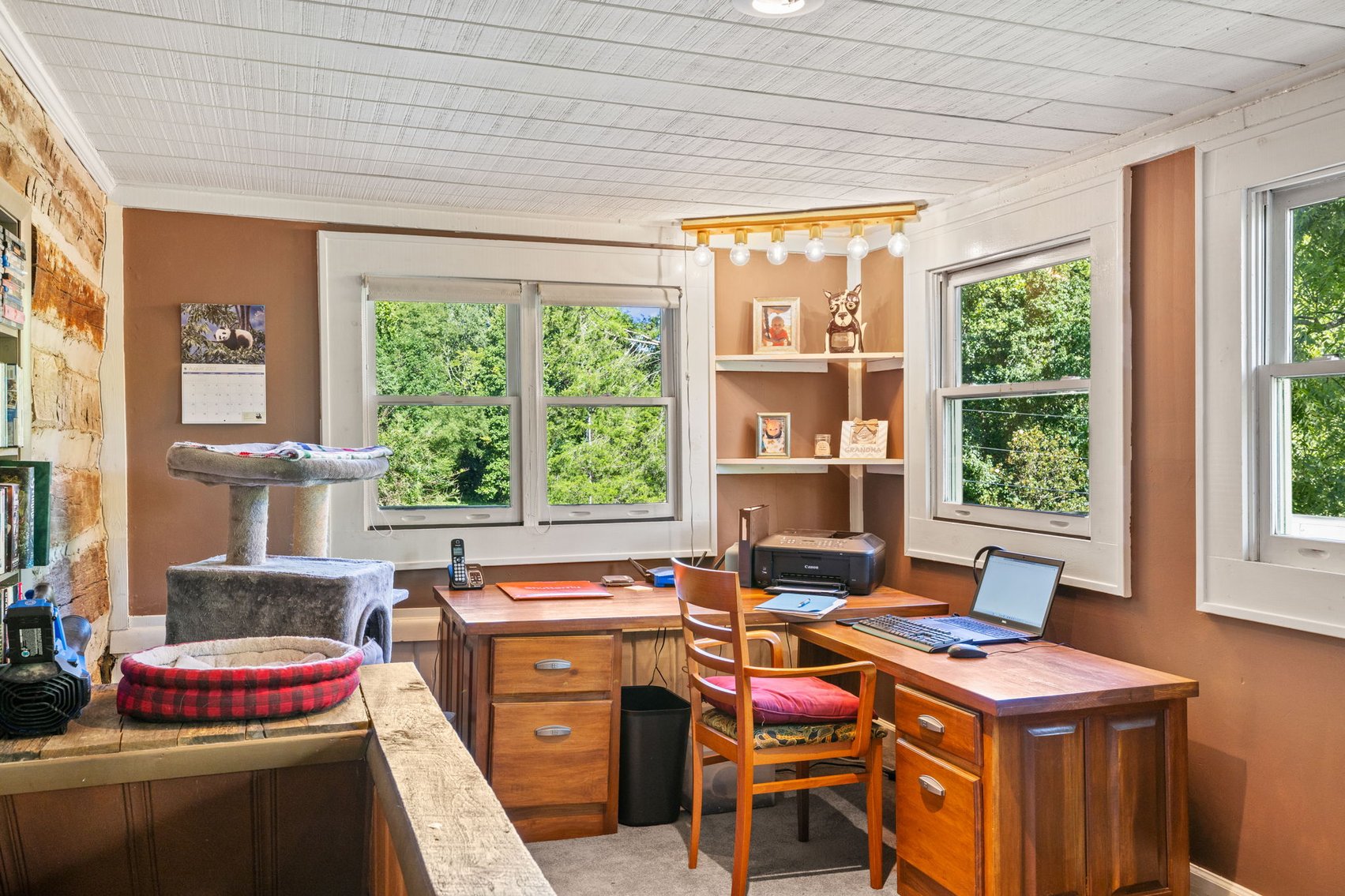 Image for Caney Fork Creek - 22 acres of Amazing Nature + Comfortable Old Log Cabin + Guest House + Shop