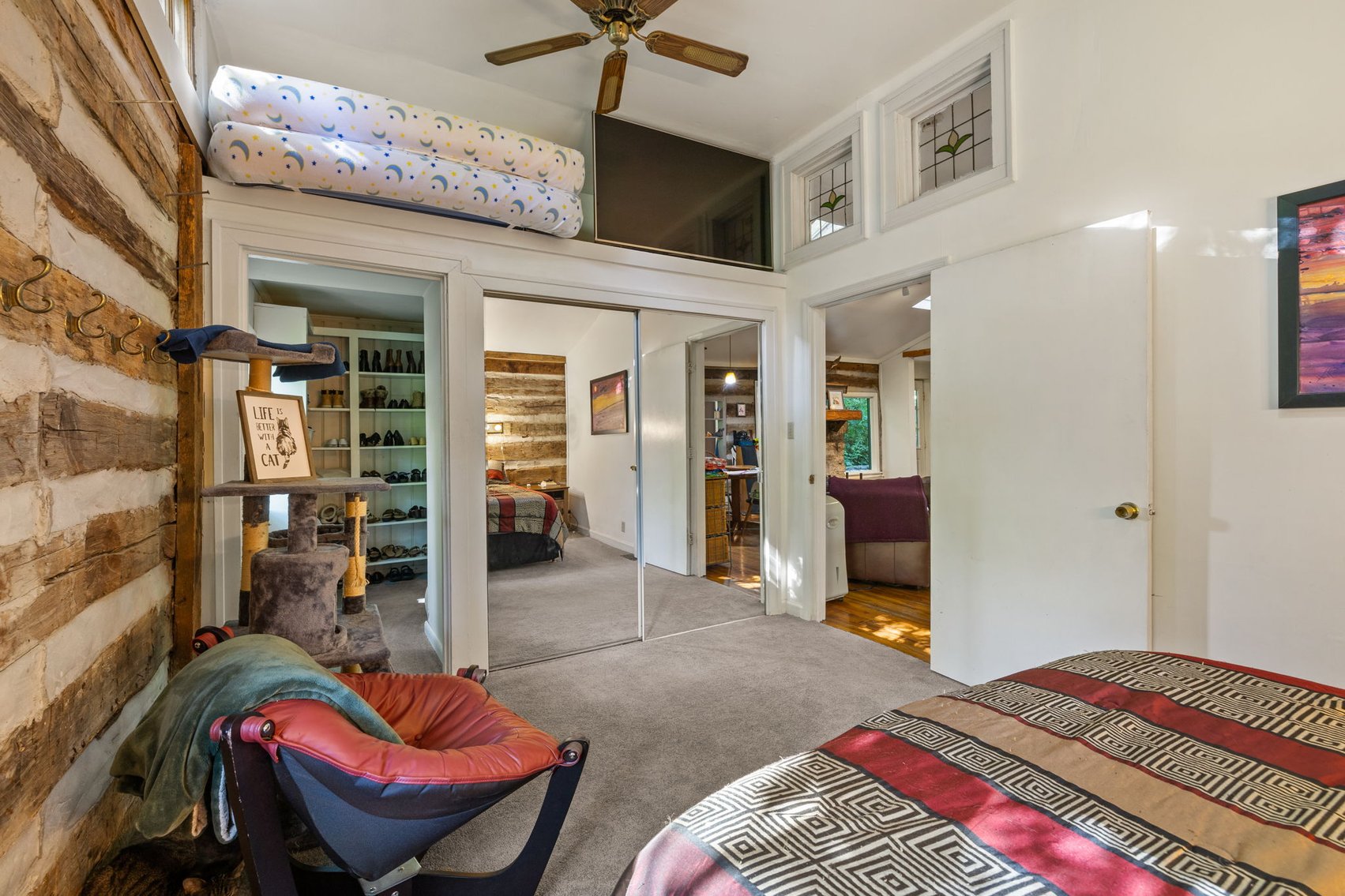 Image for Caney Fork Creek - 22 acres of Amazing Nature + Comfortable Old Log Cabin + Guest House + Shop